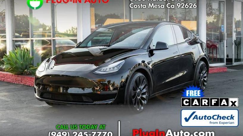 TESLA MODEL Y 2020 5YJYGDEE1LF054827 image